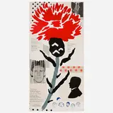 Donald Baechler, Thistle, 1999, lithograph in colors