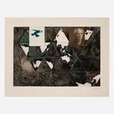 Jasper Johns, Ocean, 1996, lithograph in colors on Somerset