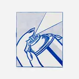 Roy Lichtenstein, Spray Can (from the 1¢ Life portfolio), 1963, offset lithograph