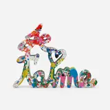 Thierry Guetta, Je T'aime (Multi Splash, Unique), 2018, acrylic on cast resin
