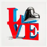 Thierry Guetta, Love, 2021, screenprint in colors