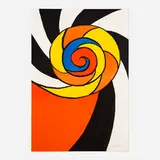 Alexander Calder, Le turban, 1969, lithograph in colors