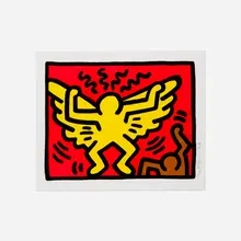 Keith Haring, Pop Shop IV, 1989, screenprint in colors