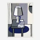 Roy Lichtenstein, The Poetry Project Symposium Poster, 1988, screenprint in colors