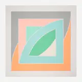 River of Ponds IV (from the Newfoundland series) by Frank Stella, 1971, lithograph in colors on Arjomari, sold Jan 2023