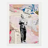 Thierry Guetta, Love is the Answer (Einstein) (Unique), 2022, screenprint in colors on archival paper