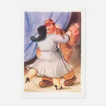 Fernando Botero, Dancers, 1983, offset lithograph in colors
