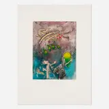 Roberto Sebastian Matta, Plate 6 (from the Centre Noeuds portfolio), 1974, etching and aquatint in colors