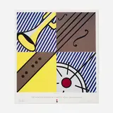 Roy Lichtenstein, The Four Sections, 1991, offset lithograph from four-color process on 65# Mohawk Cover