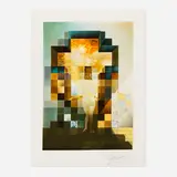 Lincoln in Dalívision by Salvador Dalí, 1977, photolithograph with original etched remarque and embossing on Arches, sold Jan 2023