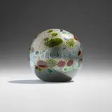 Niijima Float by Dale Chihuly, 1999, hand-blown glass with foil inclusions, sold Feb 2025
