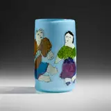 Joey Kirkpatrick and Flora C. Mace, The Conversation, 1983, hand-blown glass, wire