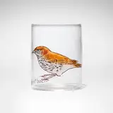 Joey Kirkpatrick and Flora C. Mace, Wood Thrush, 2004, hand-blown glass