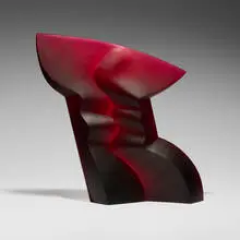 Latchezar Boyadjiev, Figure, 1999, cast, acid-etched, and polished glass