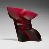 Latchezar Boyadjiev, Figure, 1999, cast, acid-etched, and polished glass