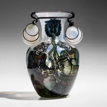 Cappy Thompson, The Well, 1993, hand-blown and hand-painted glass