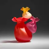 Acro Bags by John Littleton and Kate Vogel, 2004, hand-blown and acid-etched glass, sold Feb 2025