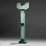 Howard Ben Tré, Column #32, 1986, cast glass, patinated copper