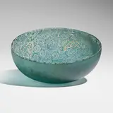 Michael Schunke and Josie Gluck, Scribble bowl, hand-blown glass