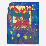 Sam Gilliam, Pac-Man, 1983, mixed media on cardboard