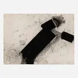 Joel Shapiro, Untitled, 1985, charcoal and chalk on paper