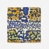 Richard Pousette-Dart, Cobalt Pond, 1990, acrylic on handmade paper