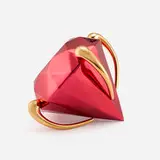 Jeff Koons, Diamond (Red), 2020, glazed porcelain