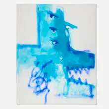 Robert Nava, 1,222 Lbs psi, 2018, spray paint and oil on canvas
