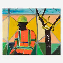 Marcus Jahmal, Kaleidescope, 2020, acrylic on canvas
