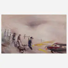 Sophie von Hellerman, The Search, 2003, acrylic on canvas