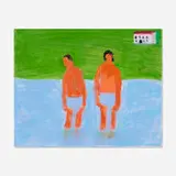 Katherine Bradford, Kennebec River, 2023, acrylic on canvas