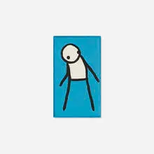 Untitled by Stik, 2011, acrylic on canvas, sold Jan 2025