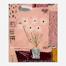 Jordy Kerwick, Plethora, 2018, oil, graphite, charcoal and spray paint on canvas