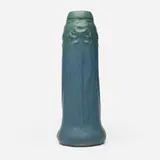Early vase with daffodils by Artus Van Briggle for Van Briggle Pottery, 1903, glazed earthenware, sold Jan 2025