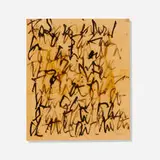 Harry Bouras, About Star, 1962, ink on vellum with varnish