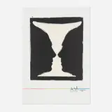 Jasper Johns, Cup 2 Picasso, 1973, lithograph in colors