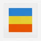Ellsworth Kelly, Blue, Yellow, Red, 1970-1973, screenprint in colors