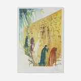 Le mur des lamentations (Wailing Wall) by Salvador Dalí, 1978, lithograph in colors with embossing on Arches, sold Nov 2022