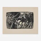 Helen West Heller, Hooves, 1927, linocut