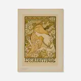 Paul Berthon, L'Ermitage, 1897, lithograph in colors