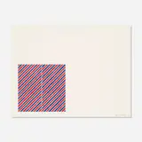 Tetuan III (from the For Meyer Schapiro portfolio) by Frank Stella, 1973, lithograph and screenprint in colors on Arches, sold Aug 2021