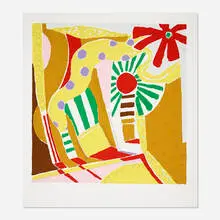 Knox Martin, Flowers 4, 1975, screenprint in colors