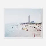 Massimo Vitali, Piombino Jump (from A Portfolio of Figures and Landscapes), 2006, offset lithograph in colors