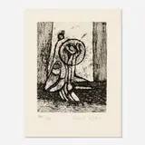 Roland Giguère, Untitled X (from The International Avant-Garde, Vol. 1), 1962, etching