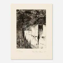 Untitled XV (from The International Avant-Garde, Vol. 1) by Hans Meyer Petersen, etching, sold Aug 2021
