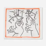 Keith Haring, Untitled (from Against All Odds, 20 Drawings), 1990, lithograph on acid-free Rivoli paper