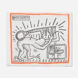 Keith Haring, Untitled (from Against All Odds, 20 Drawings), 1990, lithograph on acid-free Rivoli paper