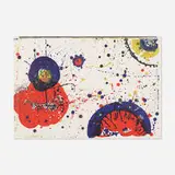 Untitled (from the One Cent Life portfolio) by Sam Francis, 1964, lithograph in colors and letterpress, sold Aug 2021