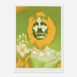 Richard Avedon, George Harrison poster, offset lithograph in colors on paper mounted to linen