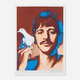 Richard Avedon, Ringo Starr poster, offset lithograph in colors on paper mounted to linen